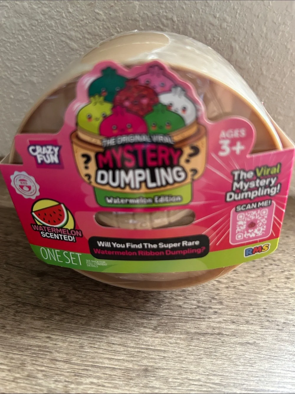 THE ORIGINAL VIRAL Mystery Dumpling Watermelon Edition - Pink & Cream
